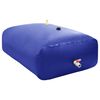 vidaXL ūdens tvertne ar krānu, saliekama, 2100 L, PVC
