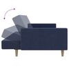 vidaXL 2-vietīga dīvāngulta, zils audums