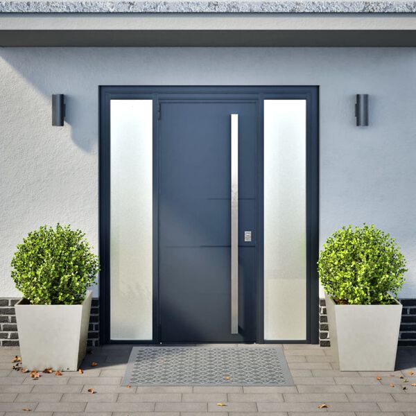 vidaXL dārza puķu kastes, 2 gab., 50x50x50 cm, nerūsējo&scaron;s tērauds