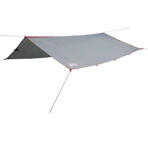 vidaXL kempinga tents, pelēka, oranža, 400x294 cm, ūdensizturīga