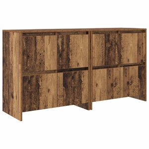 vidaXL Sānu skapji 2 gab. Vecs koks 70 x 41 x 75 cm Inženierijas koks