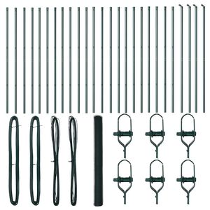 vidaXL Žoga āķis Zaļa