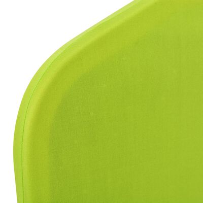 vidaXL elastīgi krēslu pārvalki, 4 gab., zaļi