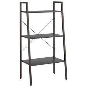 vidaXL 3-līmeņu plaukts, melns, 56x35x108 cm