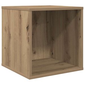 vidaXL Vinila albumu kaste Artisan Ozols 37 x 36,5 x 38 cm