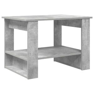 vidaXL Kafijas galdiņ&scaron; Betona pelēks 72 x 50 x 50 cm Inženierijas koks