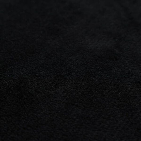 vidaXL spilvenu pārvalki, 4 gab., 50x50 cm, melns audums