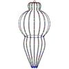 vidaXL Ziemassvētku fināla gaisma 320 LED Daudzkrāsains &Oslash; 40 x 75 cm