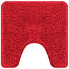 vidaXL Antislip vannas paklāju komplekts 2 pcs Sarkana PP