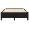 vidaXL gultas rāmis bez matrača melns 120x190 cm audums