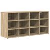 vidaXL Apavu skapis Sonoma ozols 103 x 30 x 51 cm Inženierijas koks