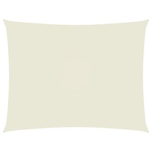 vidaXL saulessargs, taisnstūra, 2,5x4 m, krēmkrāsas oksforda audums