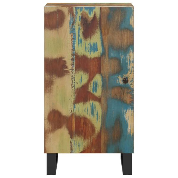 vidaXL kumode ar durvīm, 40x31x75 cm, pārstrādāts masīvkoks