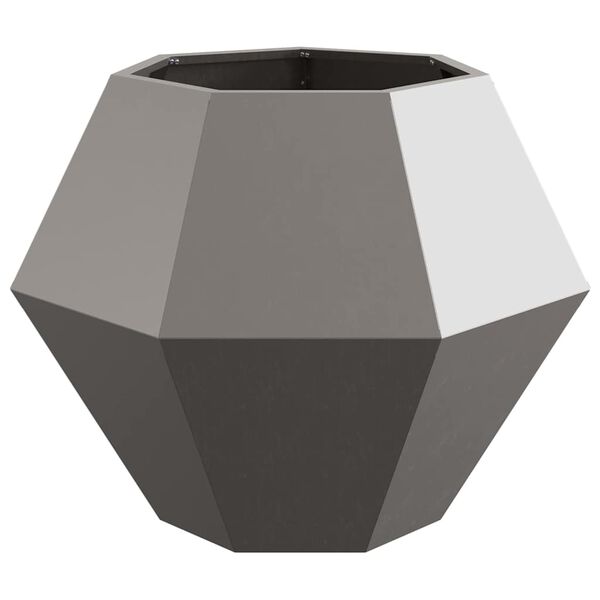 vidaXL Puķu kaste Rūsa 75 x 75 x 60 cm Novecināts tērauds