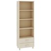 vidaXL augstais skapis HAMAR, medus brūns, 60x35x180 cm, priedes koks