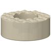 vidaXL Krēsla kāju grīdas aizsargi 2 gab. Caurspīdīgs &Oslash; 15 x 16 mm PVC