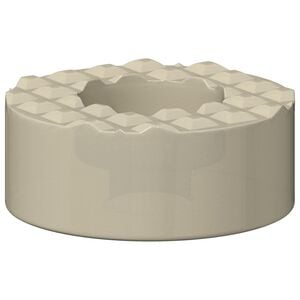 vidaXL Krēsla kāju grīdas aizsargi 2 gab. Caurspīdīgs &Oslash; 15 x 16 mm PVC