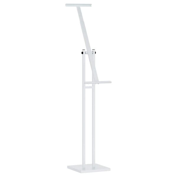 vidaXL Izstāžu stendi Balts 26,5 x 26,5 x 150 cm Tērauds