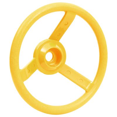 vidaXL rotaļu laukuma piederumu komplekts, dzeltens
