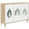 vidaXL Puse HANAU Sonoma 102 x 33 x 75 cm Inženierijas koks