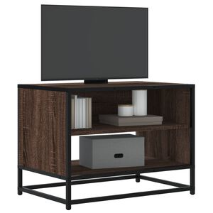 vidaXL TV skapītis brūna ozola 61x40x46 cm inženierijas koks metāls