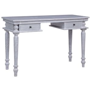 vidaXL rakstāmgalds, 115x50x78 cm, masīvs sarkankoks