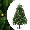vidaXL Mākslīgā Saliekamā Ziemassvētku Egle Zaļa 150 cm PVC un tērauds