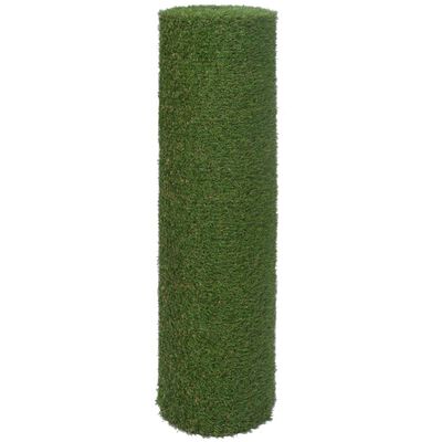 vidaXL mākslīgais zāliens, 1,5x5 m/20-25 mm, zaļš