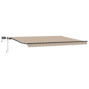 vidaXL Nolokāms markīze Bē&scaron;a 400 &times; 350 cm Audums un alumīnijs