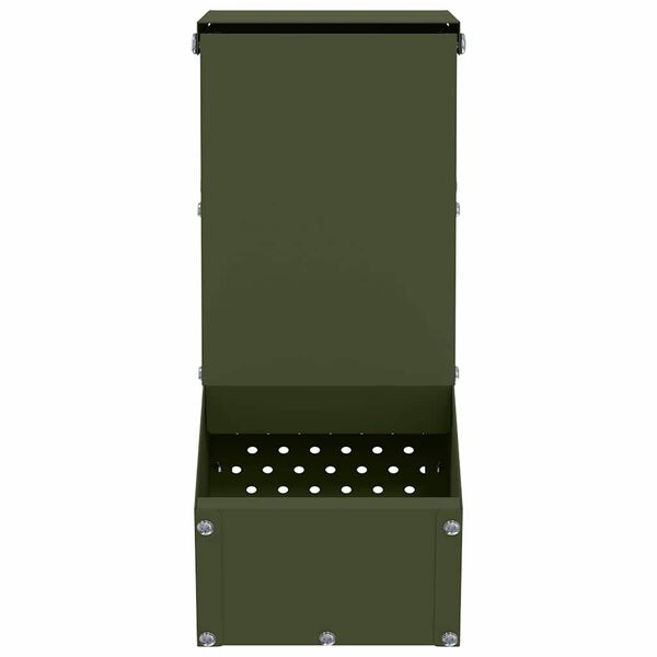 vidaXL Tru&scaron;u barotājs Olīvu zaļ&scaron; 12,5 x 26 x 28,5 cm