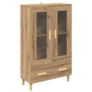 vidaXL Augstais skapītis Artisānā ozols 70 x 31 x 115 cm
