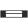 vidaXL piekarams TV skapītis, melns, 100x30x26,5 cm, inženierijas koks