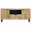 vidaXL TV Skapis Brūns 105x33x46 cm Masīvkoka Mango