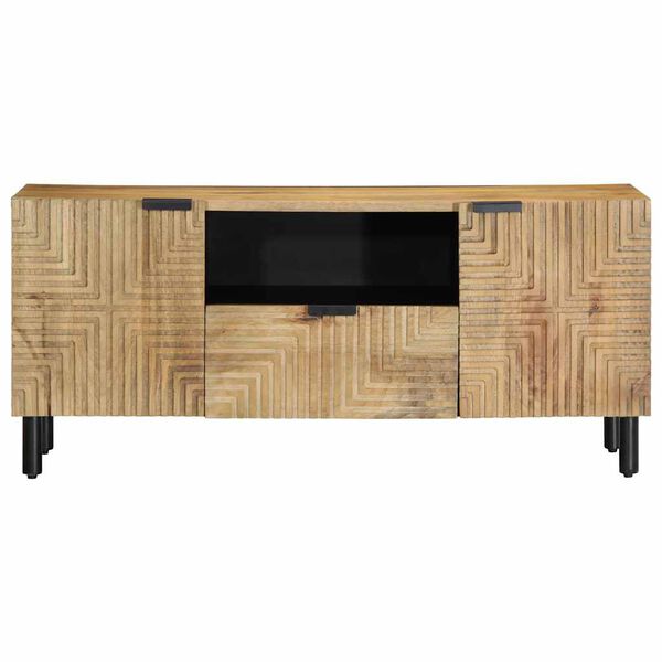 vidaXL TV Skapis Brūns 105x33x46 cm Masīvkoka Mango