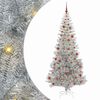 vidaXL Ziemassvētku eglīte Sudraba 210 cm PET