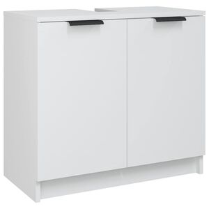 vidaXL vannasistabas skapis, balts, 64,5x33,5x59 cm, inženierijas koks