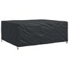 vidaXL Mēbeļu pārklājs Vienkrāsains Melna 250 x 210 x 90 cm 600D
