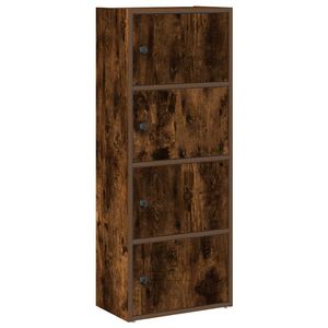 vidaXL grāmatu plaukts, ozola krāsa, 40x24x102 cm, inženierijas koks