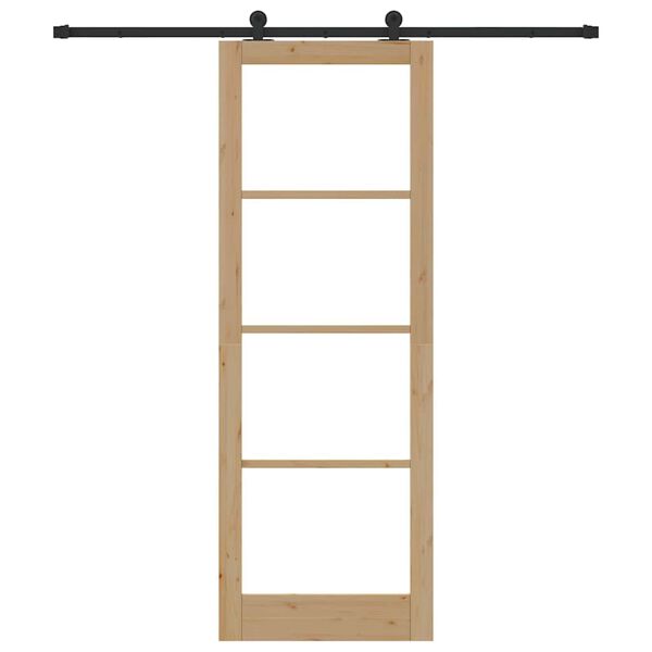 vidaXL Slīdo&scaron;ās durvis ORKDAL Dabiska 83 x 232 cm