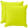 vidaXL Spilvenu pārvalks 2 gab. HOUTEN Spilgti zaļa 70 x 70 cm