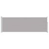 vidaXL izvelkama sānu markīze, pelēka, 100x300 cm