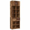 vidaXL Glabā&scaron;anas skapītis ar plauktiem Vecs koks 70 x 42,5 x 225 cm