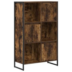 vidaXL Grāmatplaukts 68 x 30 x 108.5 cm Inženierijas koks Dūmu ozols