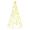 vidaXL Ziemassvētku egle karoga mastam, 3000 silti baltas LED, 800 cm