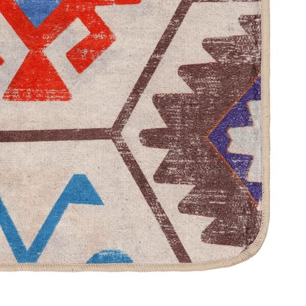 vidaXL paklājs, 160x230 cm, daudzkrāsains, mazgājams