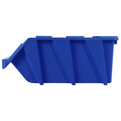 vidaXL mantu uzglabāšanas tvertnes, 35 gab., 218x360x156 mm, zilas