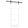 vidaXL Slīdo&scaron;ās durvis ORKDAL Balts 83 x 202 cm