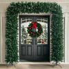 vidaXL Ziemassvētku arka ar skujām, zaļa, 240 cm