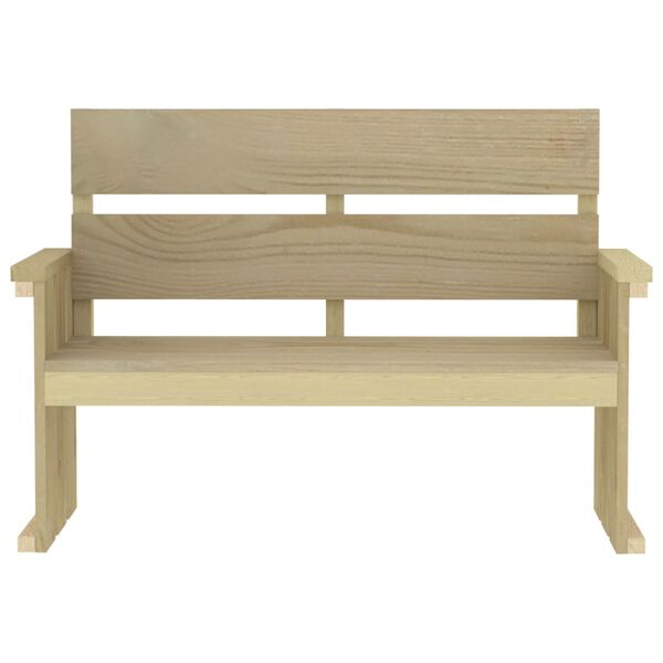 vidaXL 4-daļīgs dārza mēbeļu komplekts, impregnēts priedes koks