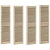 vidaXL Kabeļa Durvis ar durvīm 4 pcs Dabiska 140,5 x 2,1 x 39,5 cm